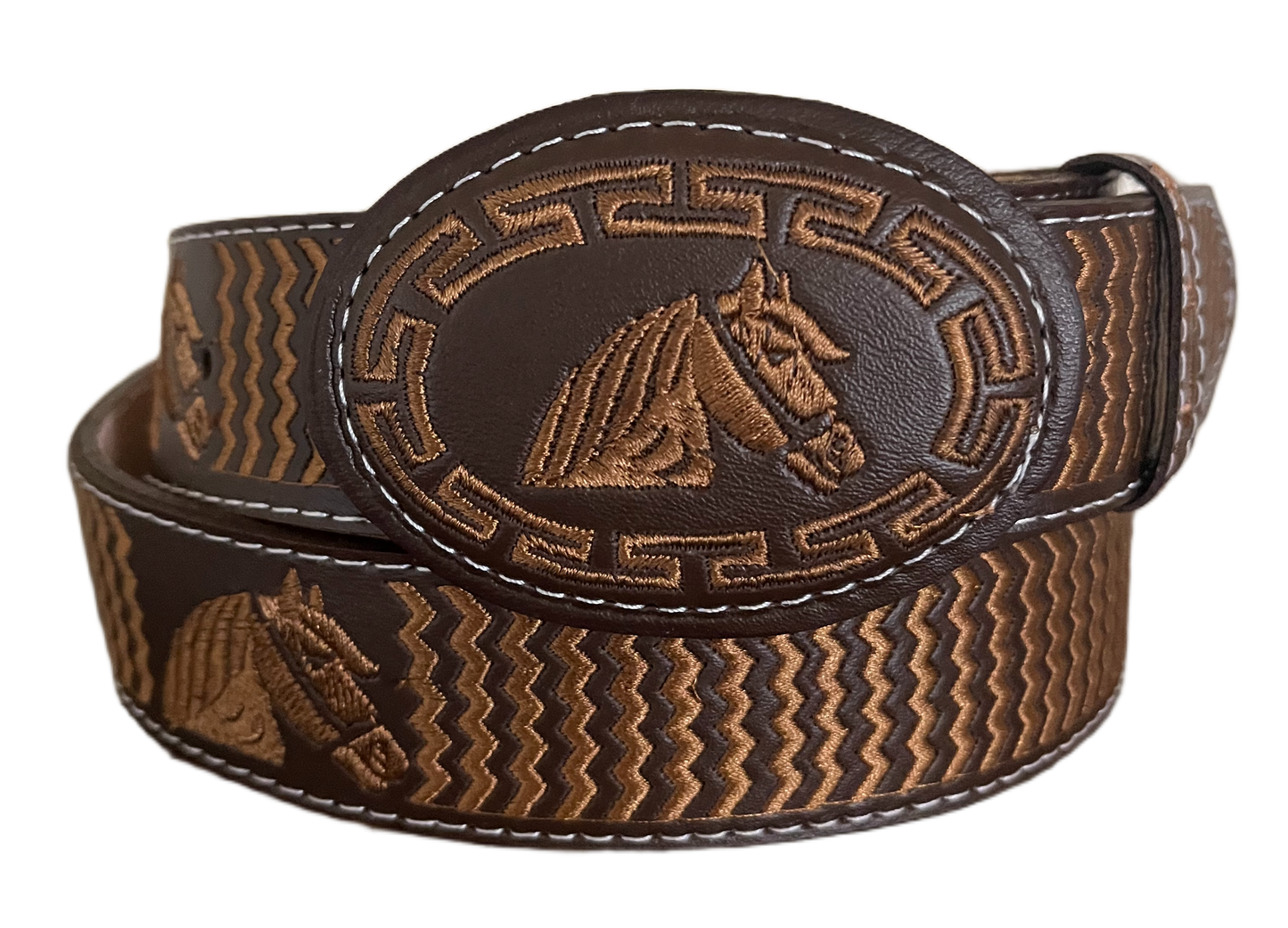 The Free-Spirited Steed Embroidered Belt