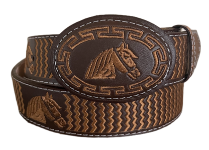 The Free-Spirited Steed Embroidered Belt