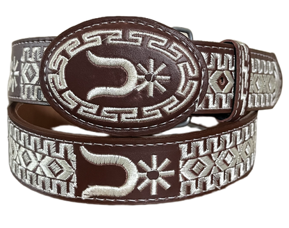 The Finesser Embroidered Belt