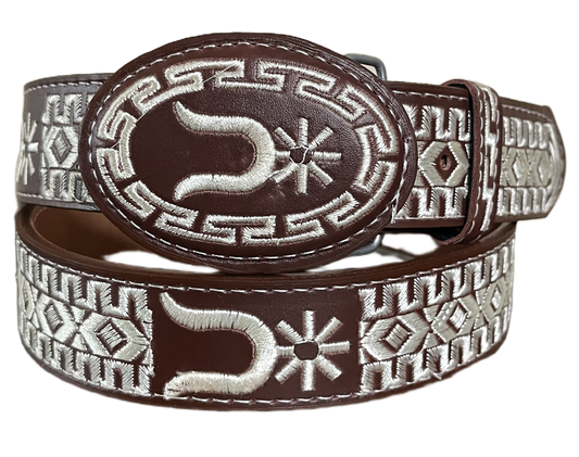 The Finesser Embroidered Belt