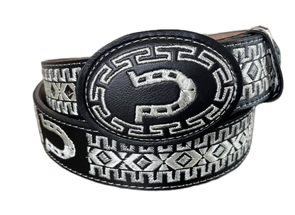 The Dirt Paver Embroidered Belt