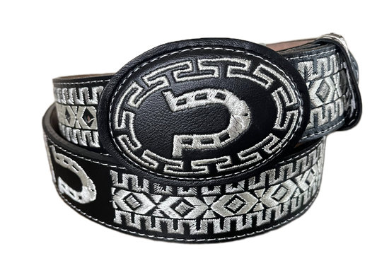 The Dirt Paver Embroidered Belt