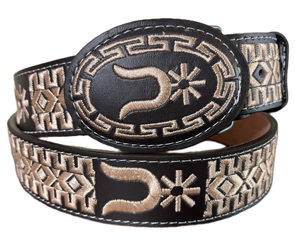 The Finesser Embroidered Belt