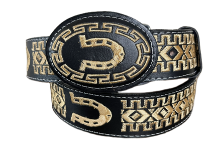 The Dirt Paver Embroidered Belt