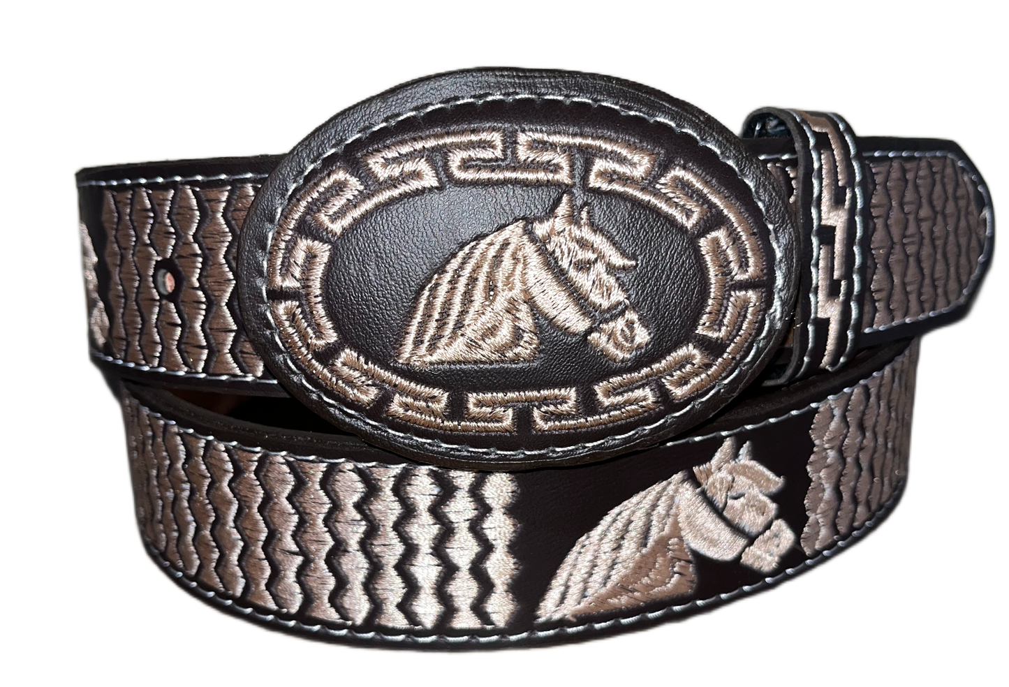 The Free-Spirited Steed Embroidered Belt