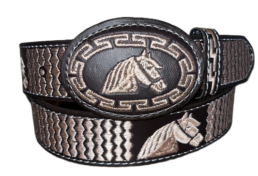 The Free-Spirited Steed Embroidered Belt