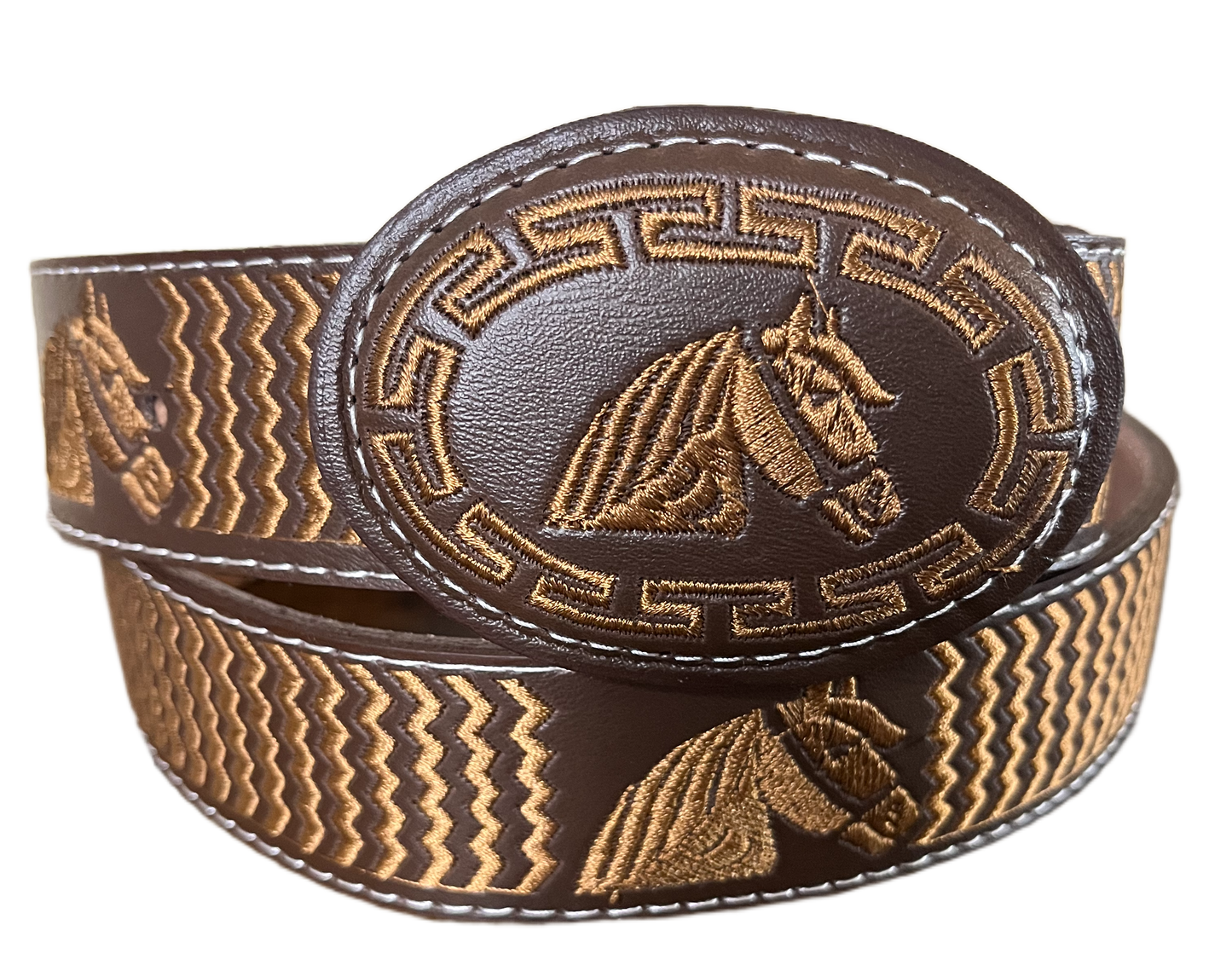 The Free-Spirited Steed Embroidered Belt