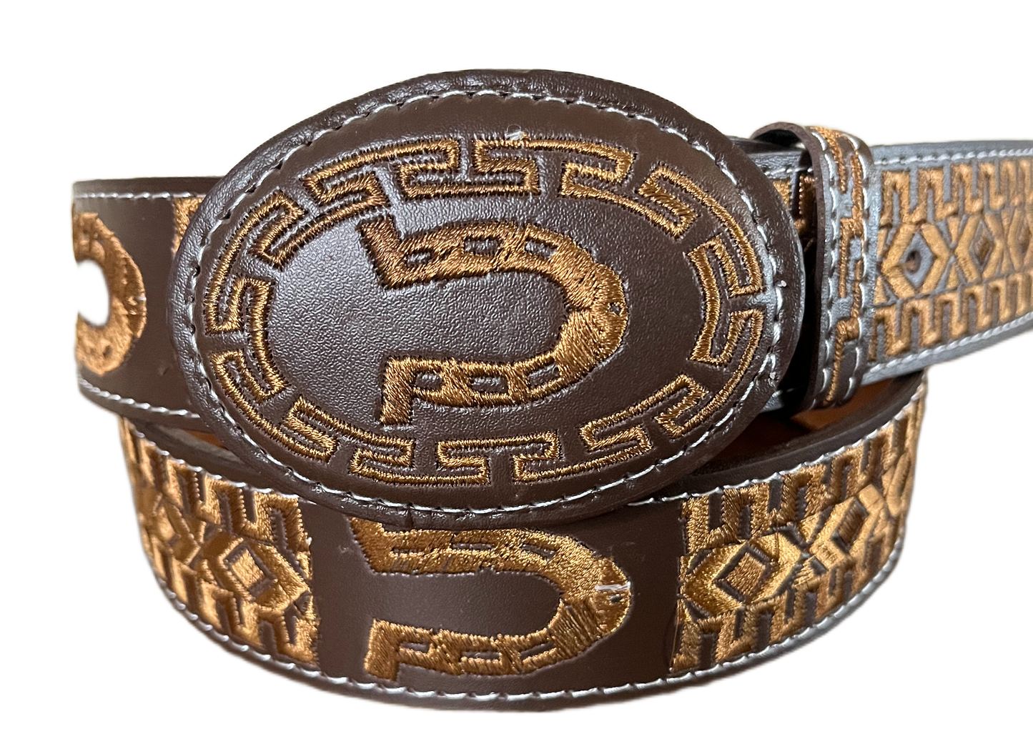 The Dirt Paver Embroidered Belt