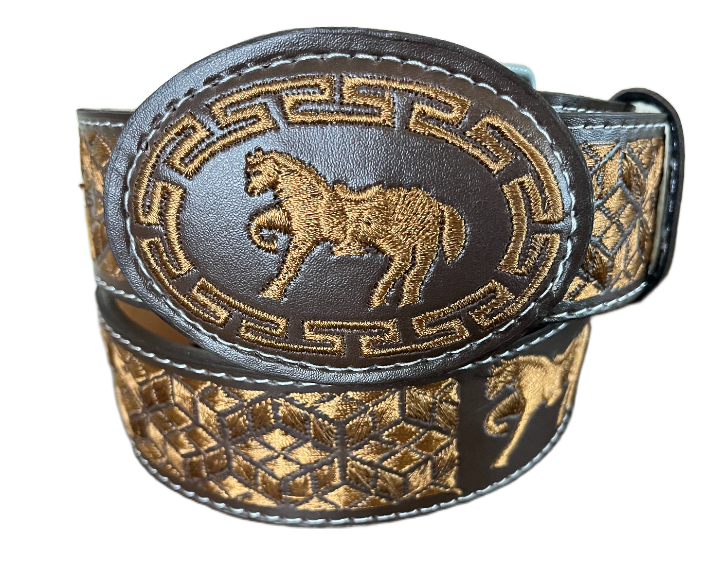 The Eager Colt Embroidered Belt