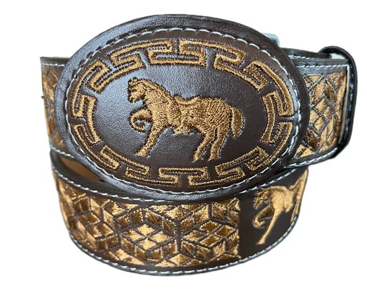 The Eager Colt Embroidered Belt