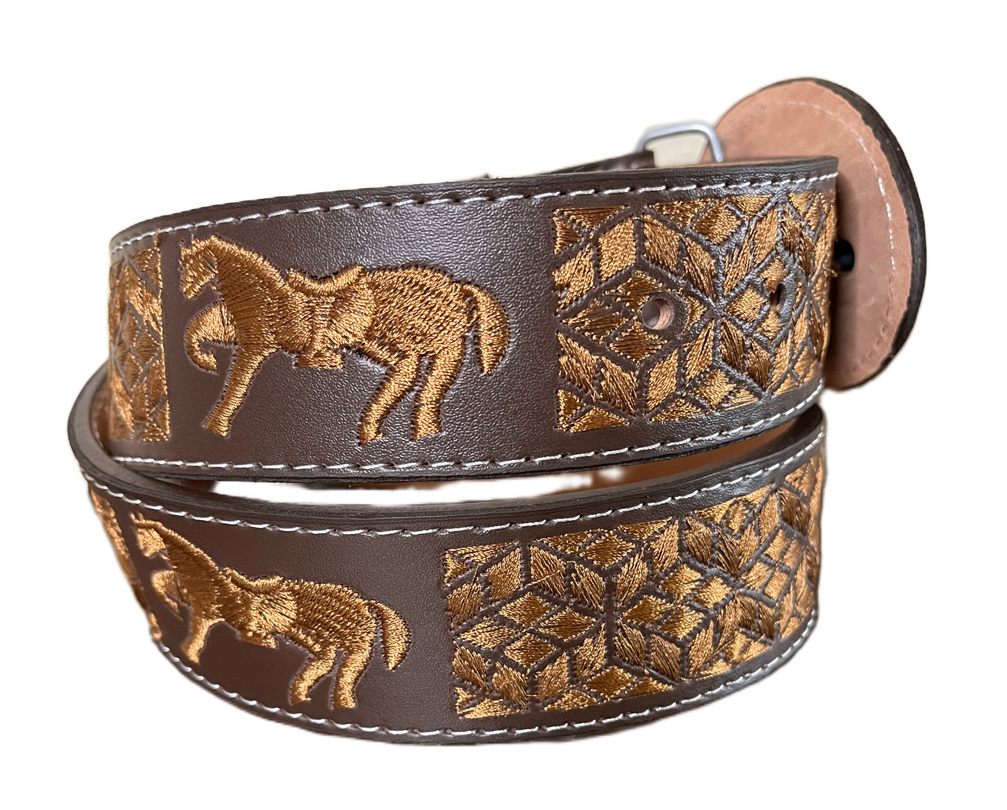 The Eager Colt Embroidered Belt