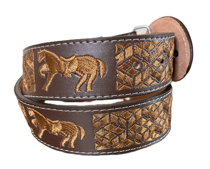 The Eager Colt Embroidered Belt