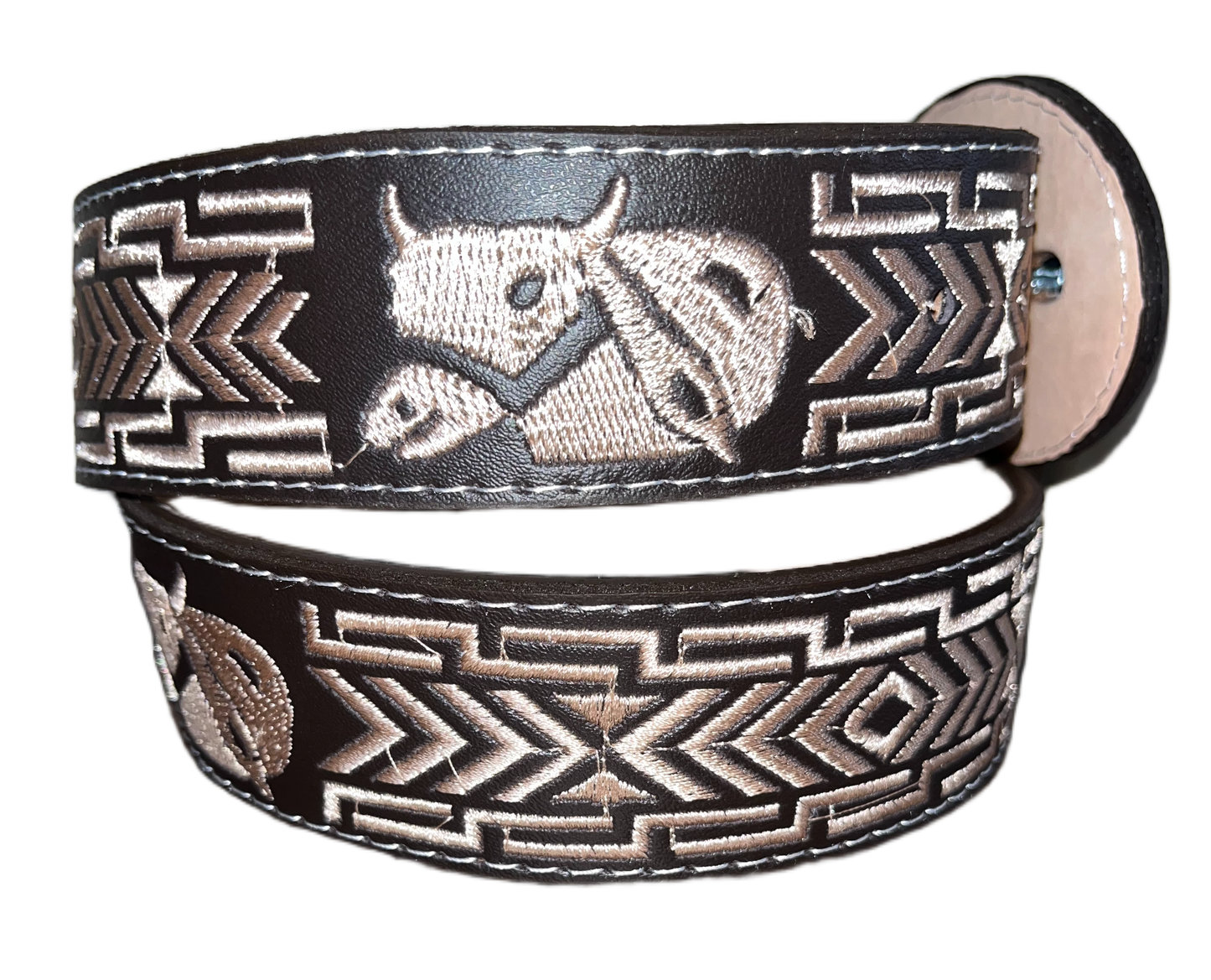 The Cattleman Embroidered Belt