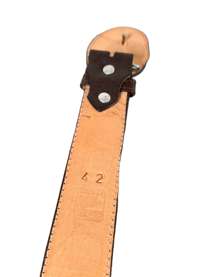 RanchRunner Ostrich Print Belt