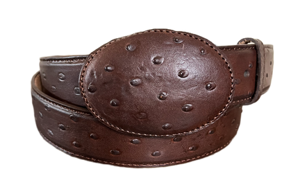 RanchRunner Ostrich Print Belt