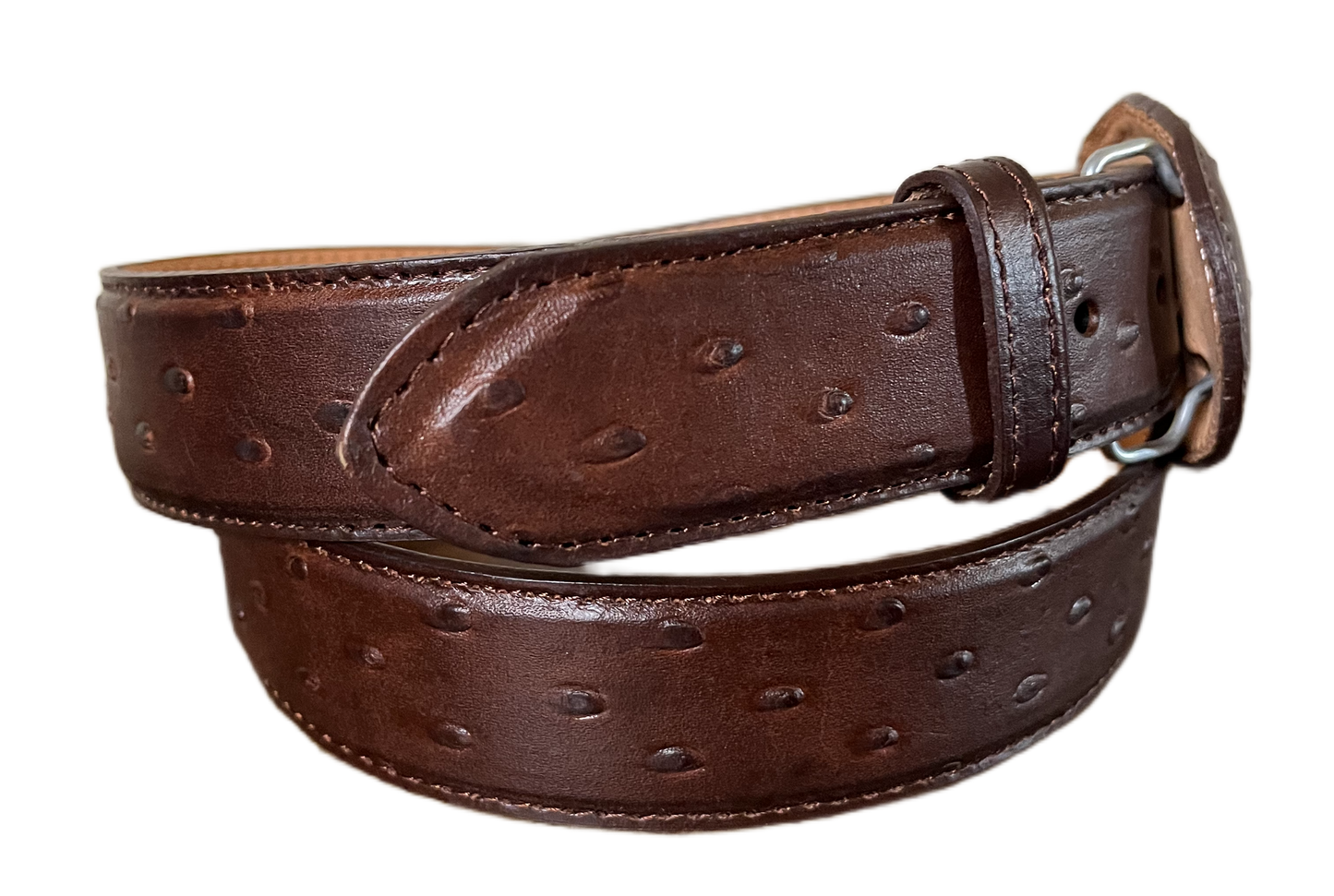 RanchRunner Ostrich Print Belt