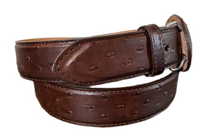 RanchRunner Ostrich Print Belt