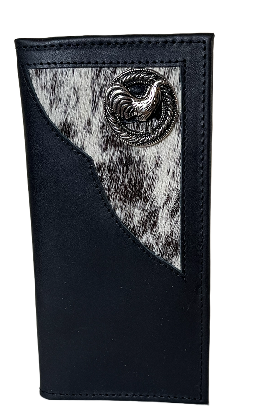 The Midnight Outlaw Rooster Rodeo Wallet